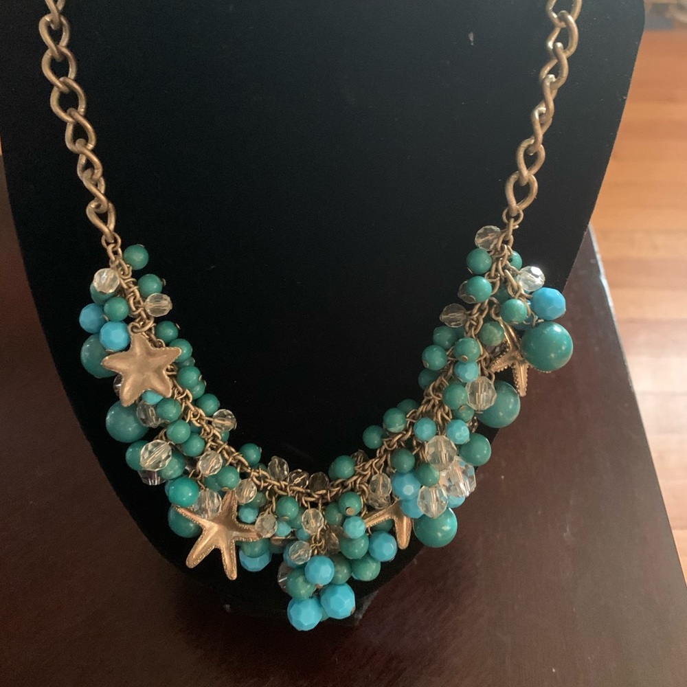 Lot of two lovely statement necklaces